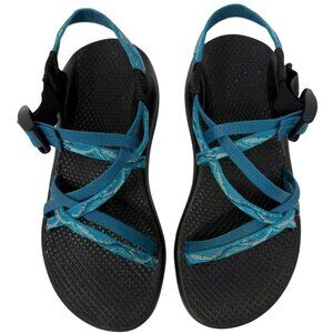 Chaco ZX1 Vibram Yampa Shoes Sandals Women's 6 Blue Outdoor Hiking Camping Comfy